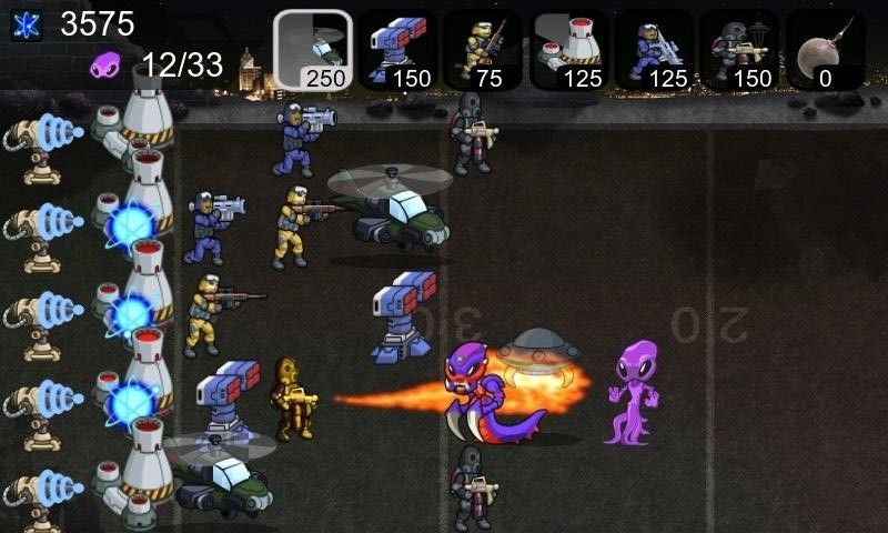 Humans vs aliens